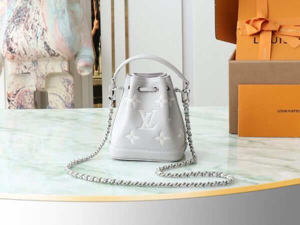 Nano Noé supple Monogram Empreinte leather handbag BW01 - Image 3