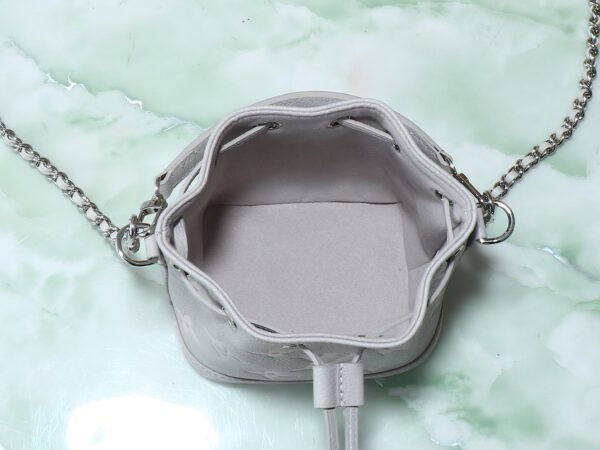 Nano Noé supple Monogram Empreinte leather handbag BW01 - Image 9