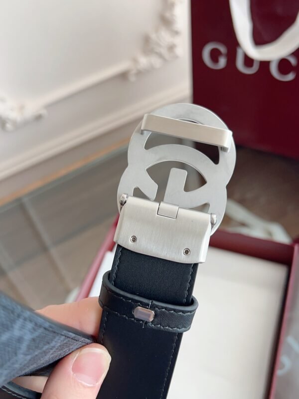 G smooth buckle belt 35mm wide . BW01 - Image 6