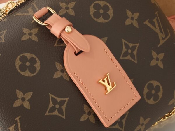 Pink Petite Malle Souple Handbag.BW01 - Image 5