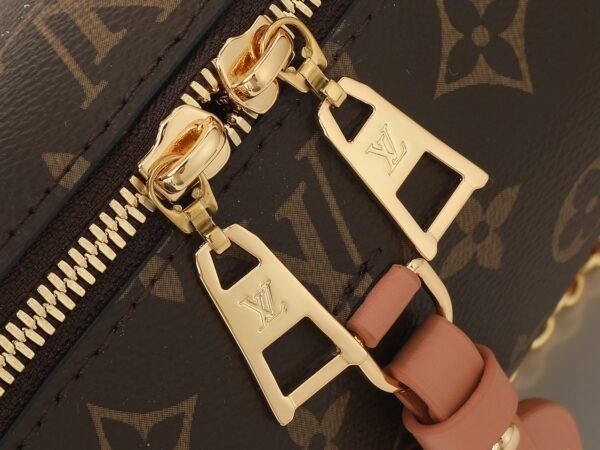 Pink Petite Malle Souple Handbag.BW01 - Image 6
