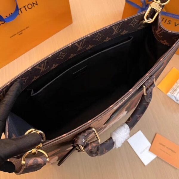 M46679  LV SAC PLAT NV BROWN Handbag. BW02 - Image 9