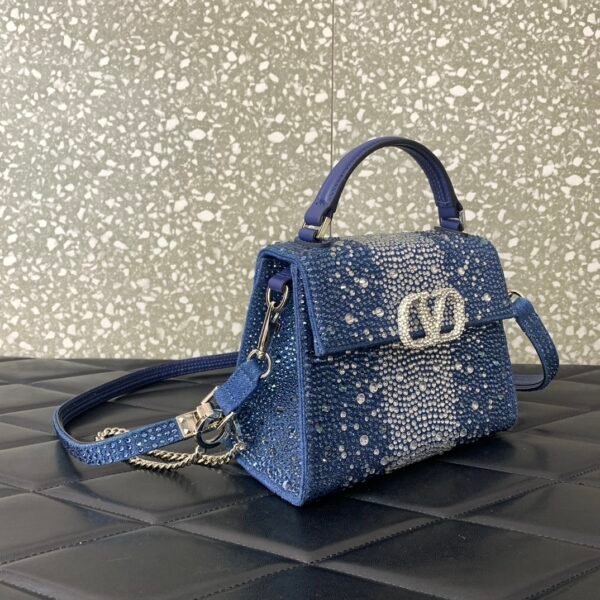 VSLING small denim handbag with adjustable shoulder strap.JW01 - Image 3