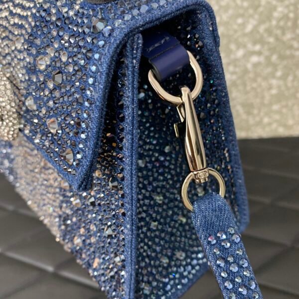 VSLING small denim handbag with adjustable shoulder strap.JW01 - Image 4
