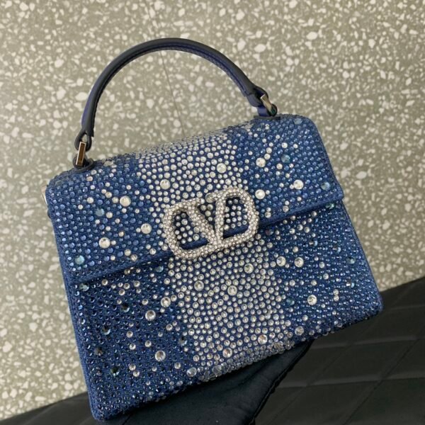VSLING small denim handbag with adjustable shoulder strap.JW01 - Image 6