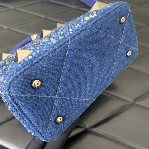 Romanstud handbag decorated with stone and studs.BW02 - Image 9