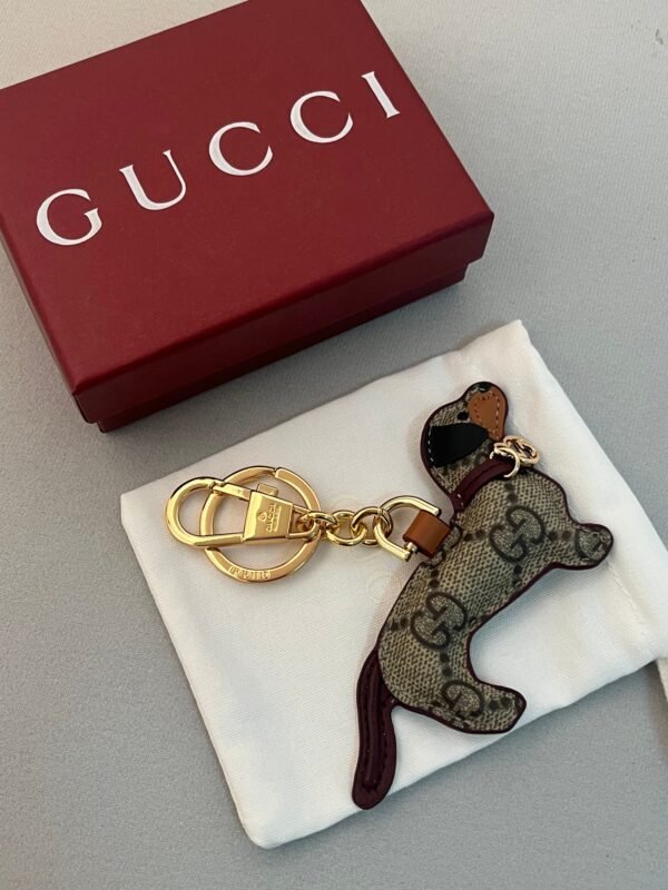 GG emblem Joyful Cute dog Keychain. JW01 - Image 2