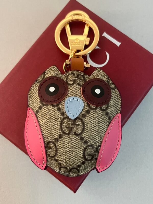 GG emblem Joyful Cute Owl Keychain. JW01 - Image 3