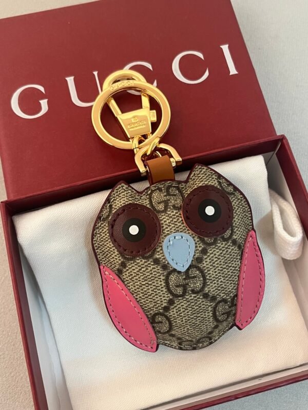 GG emblem Joyful Cute Owl Keychain. JW01 - Image 4