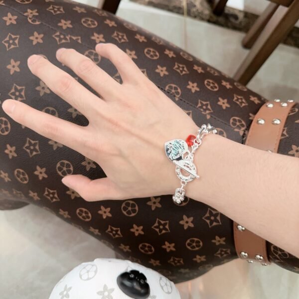 Retro style silver Bracelet handmade.JW01 - Image 8