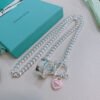 Retro style silver handmade Necklace for men and women.JW01