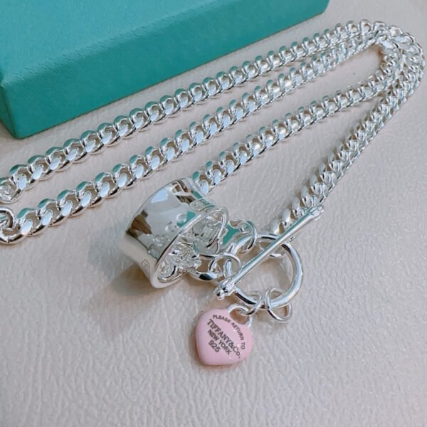 Retro style silver handmade Necklace for men and women.JW01 - Image 4
