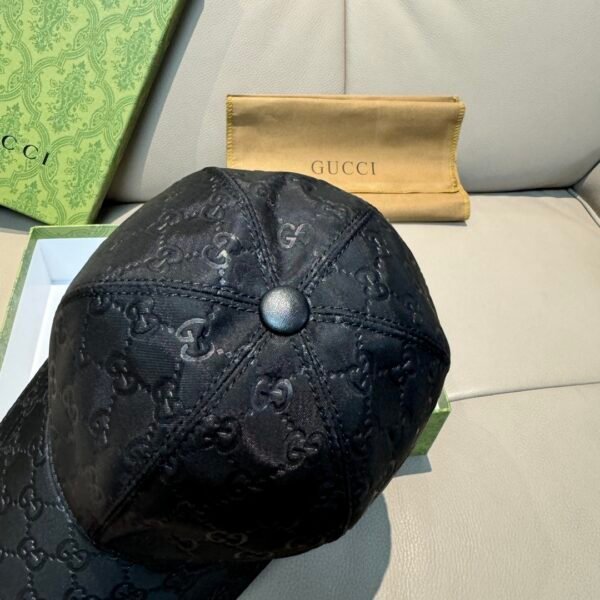 Baseball cap satin fabric first layer of cowhide. CW01 - Image 4
