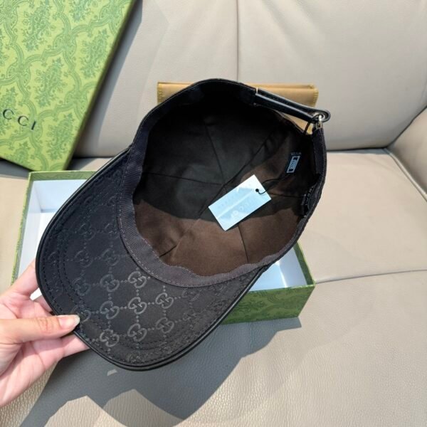 Baseball cap satin fabric first layer of cowhide. CW01 - Image 6