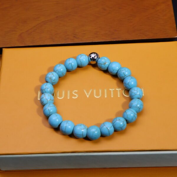 Classic Blue bead Bracelet. JW01 - Image 2
