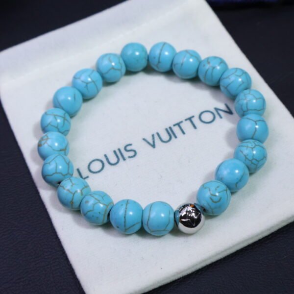 Classic Blue bead Bracelet. JW01 - Image 5
