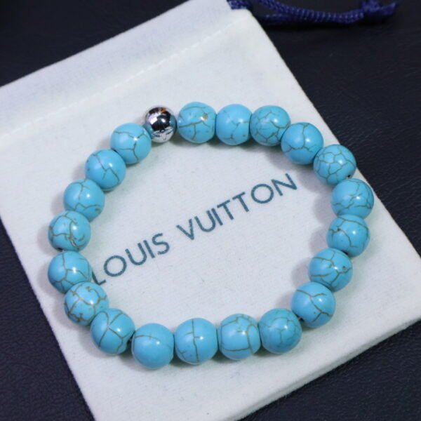 Classic Blue bead Bracelet. JW01 - Image 6