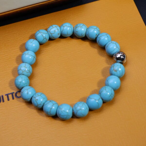 Classic Blue bead Bracelet. JW01 - Image 9