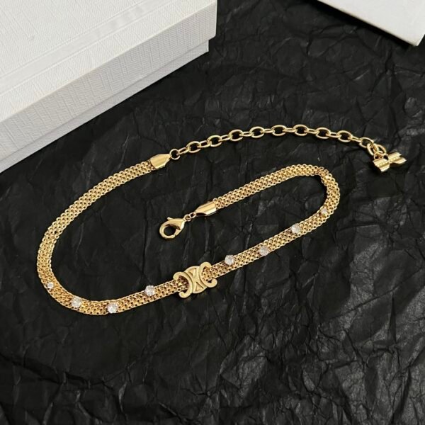 Bold Golden necklace adjustable. JW01 - Image 6