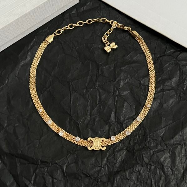 Bold Golden necklace adjustable. JW01 - Image 5