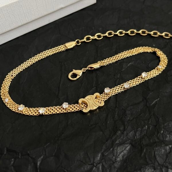 Bold Golden necklace adjustable. JW01 - Image 3