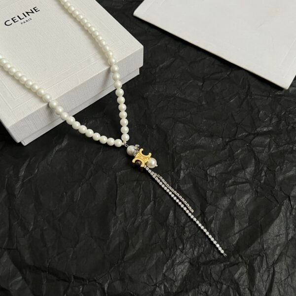 Bold white Necklace 53cm.JW01 - Image 6