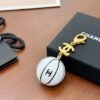 Basketball Keychain pendant white. JW01