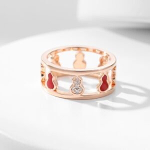 Small Eight Blessings Gourd ring.JW01