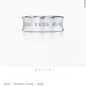 V gold plated platinum layer silver ring.JW01