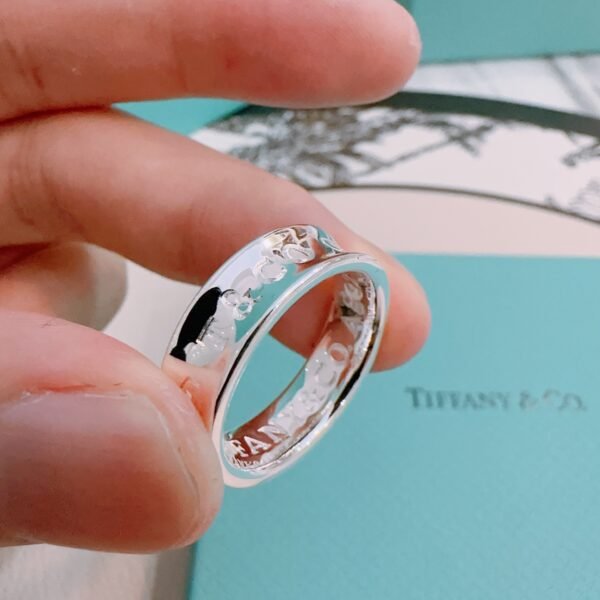 V gold plated platinum layer silver ring.JW01 - Image 4