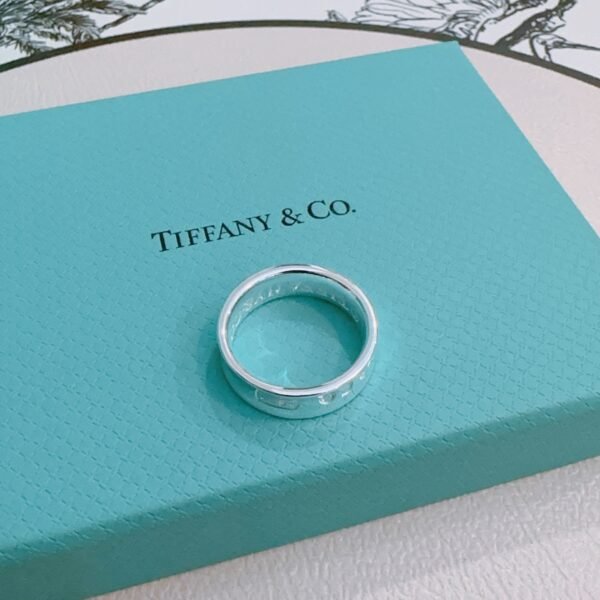 V gold plated platinum layer silver ring.JW01 - Image 8