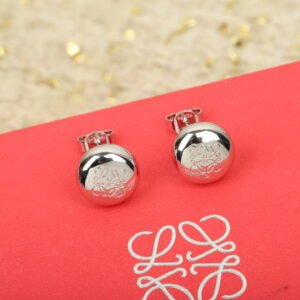 Small gold/silver bean earrings 925 silver needle.JW01