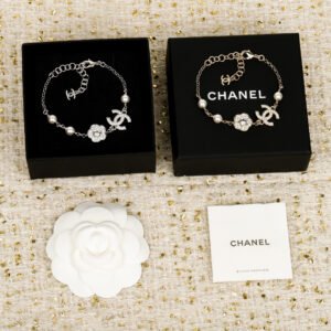 Diamond Five-Leaf clover double bracelet adjustable.JW01