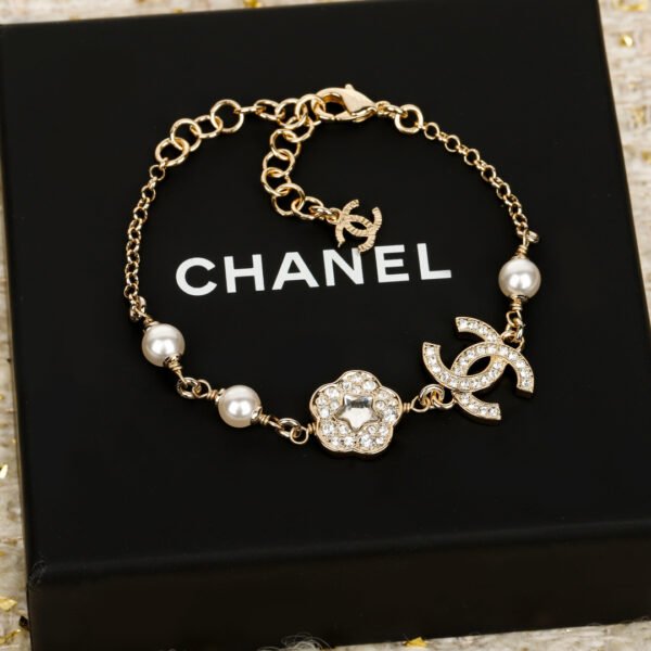 Diamond Five-Leaf clover double bracelet adjustable.JW01 - Image 3