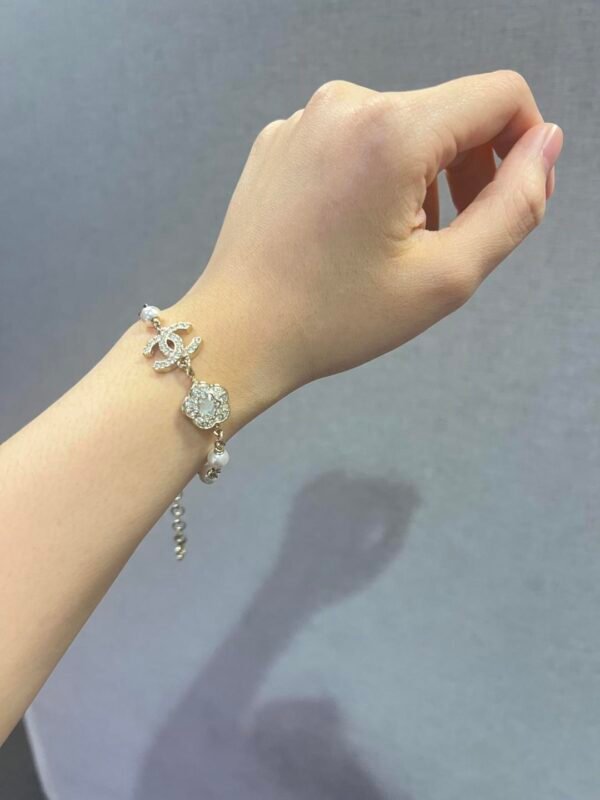 Diamond Five-Leaf clover double bracelet adjustable.JW01 - Image 9