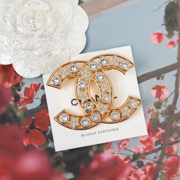 Five-pointed star Full Diamond Brooch.JW01 - Image 2