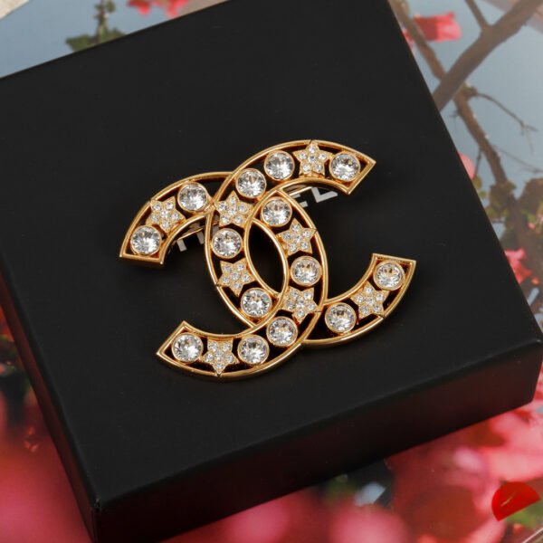 Five-pointed star Full Diamond Brooch.JW01 - Image 5
