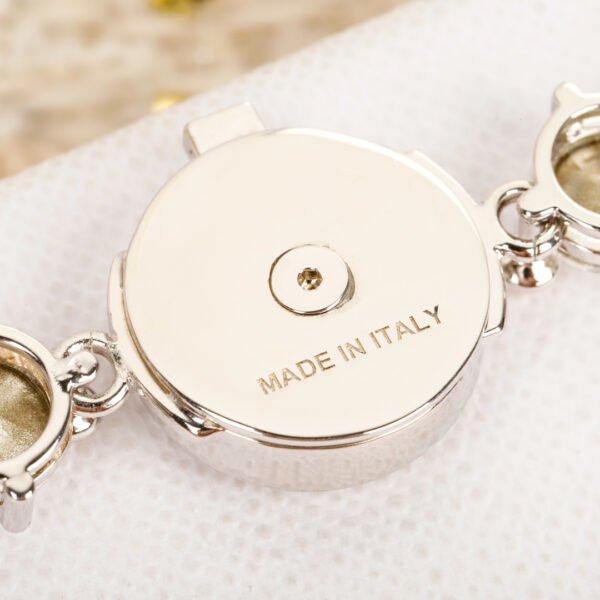 M!u M!u enamel letter Full Diamond Bracelet. JW01 - Image 6
