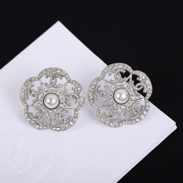 Latest Camellia series very heavy Swarovski pearls and diamond. JW01 - Image 4