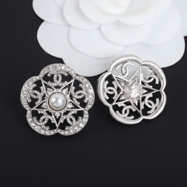 Latest Camellia series very heavy Swarovski pearls and diamond. JW01 - Image 7