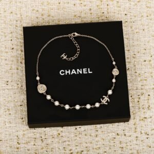 25s Latest Pearl Necklace classic Double C.JW01
