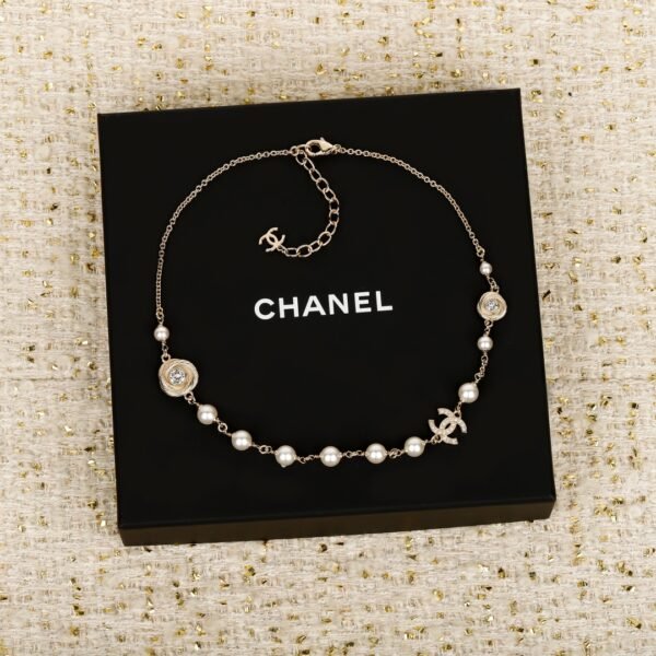 25s Latest Pearl Necklace classic Double C.JW01