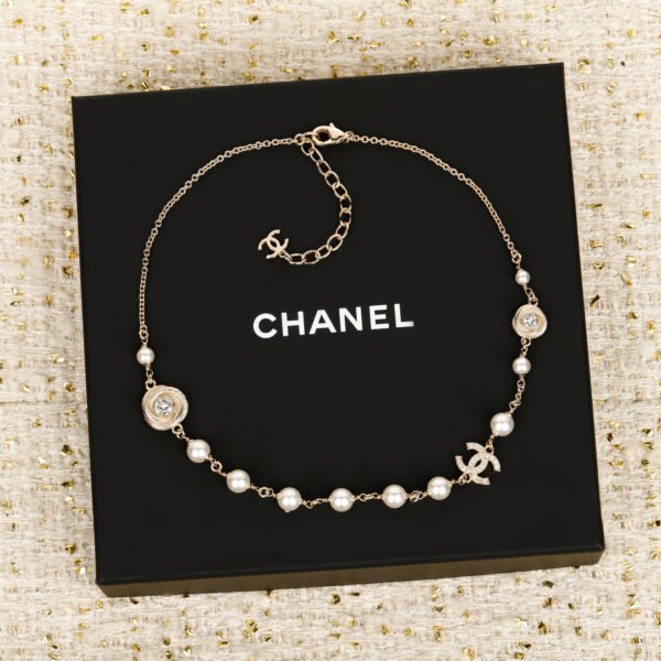 25s Latest Pearl Necklace classic Double C.JW01 - Image 2