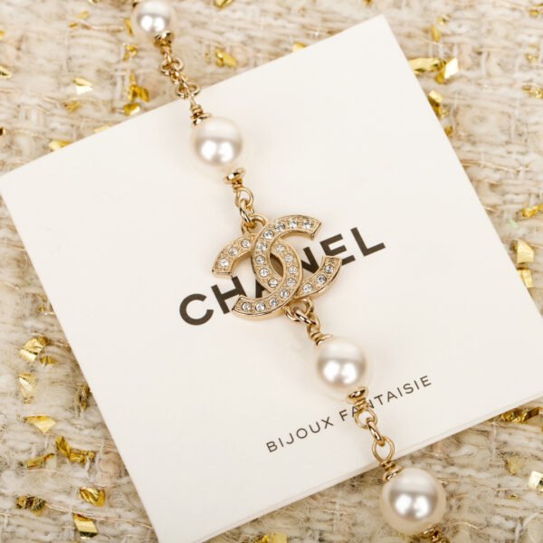 25s Latest Pearl Necklace classic Double C.JW01 - Image 3