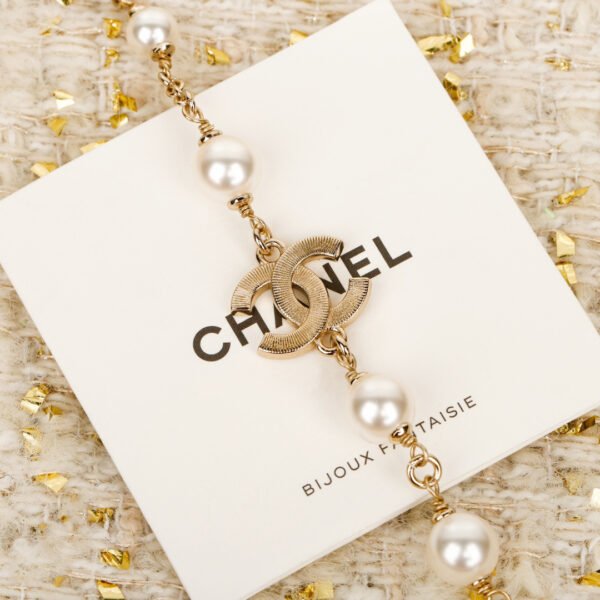 25s Latest Pearl Necklace classic Double C.JW01 - Image 4