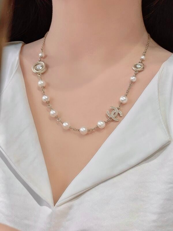 25s Latest Pearl Necklace classic Double C.JW01 - Image 8
