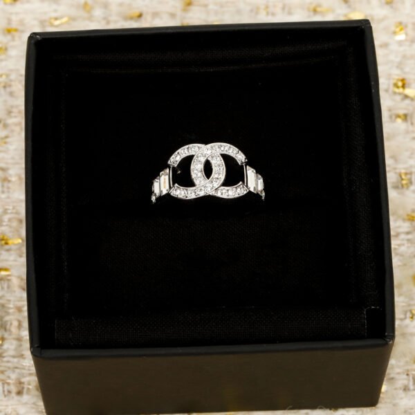 Sugar cube diamond double ring.JW01 - Image 2