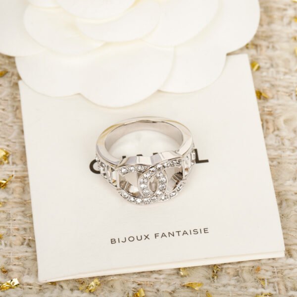 Sugar cube diamond double ring.JW01 - Image 3