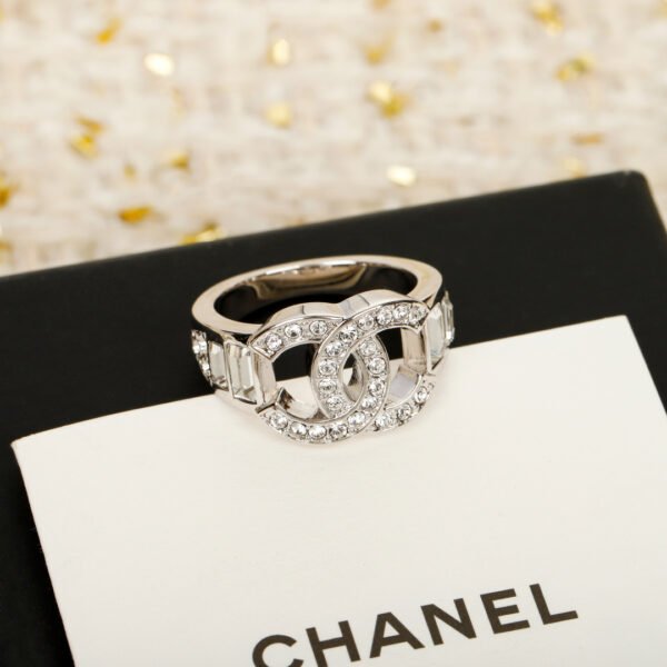 Sugar cube diamond double ring.JW01 - Image 5