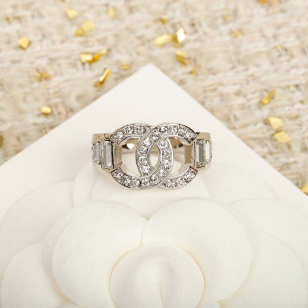 Sugar cube diamond double ring.JW01 - Image 6